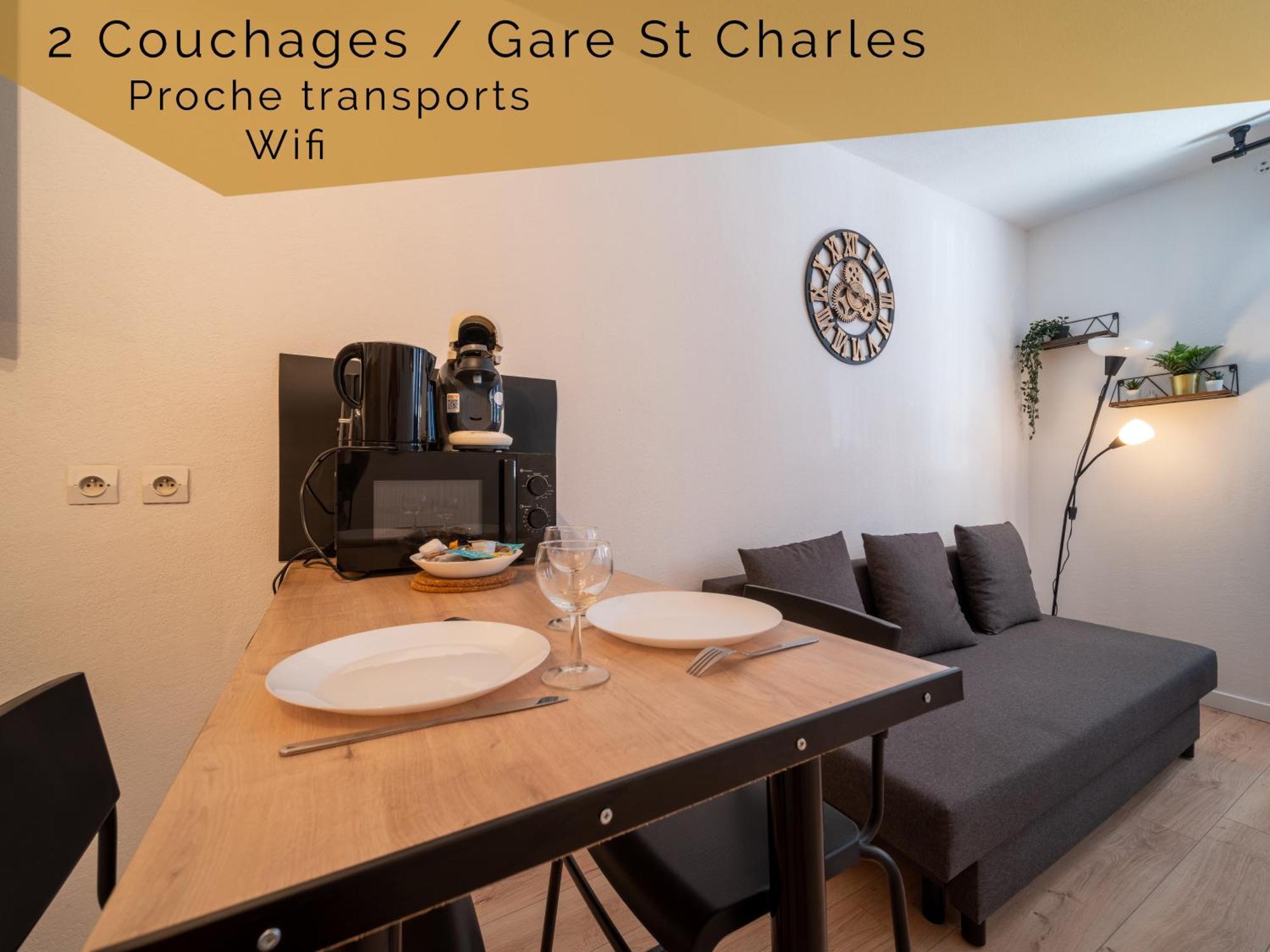 Appartement Tout Equipe A 6Min De La Gare St Charles มาร์กเซย ภายนอก รูปภาพ